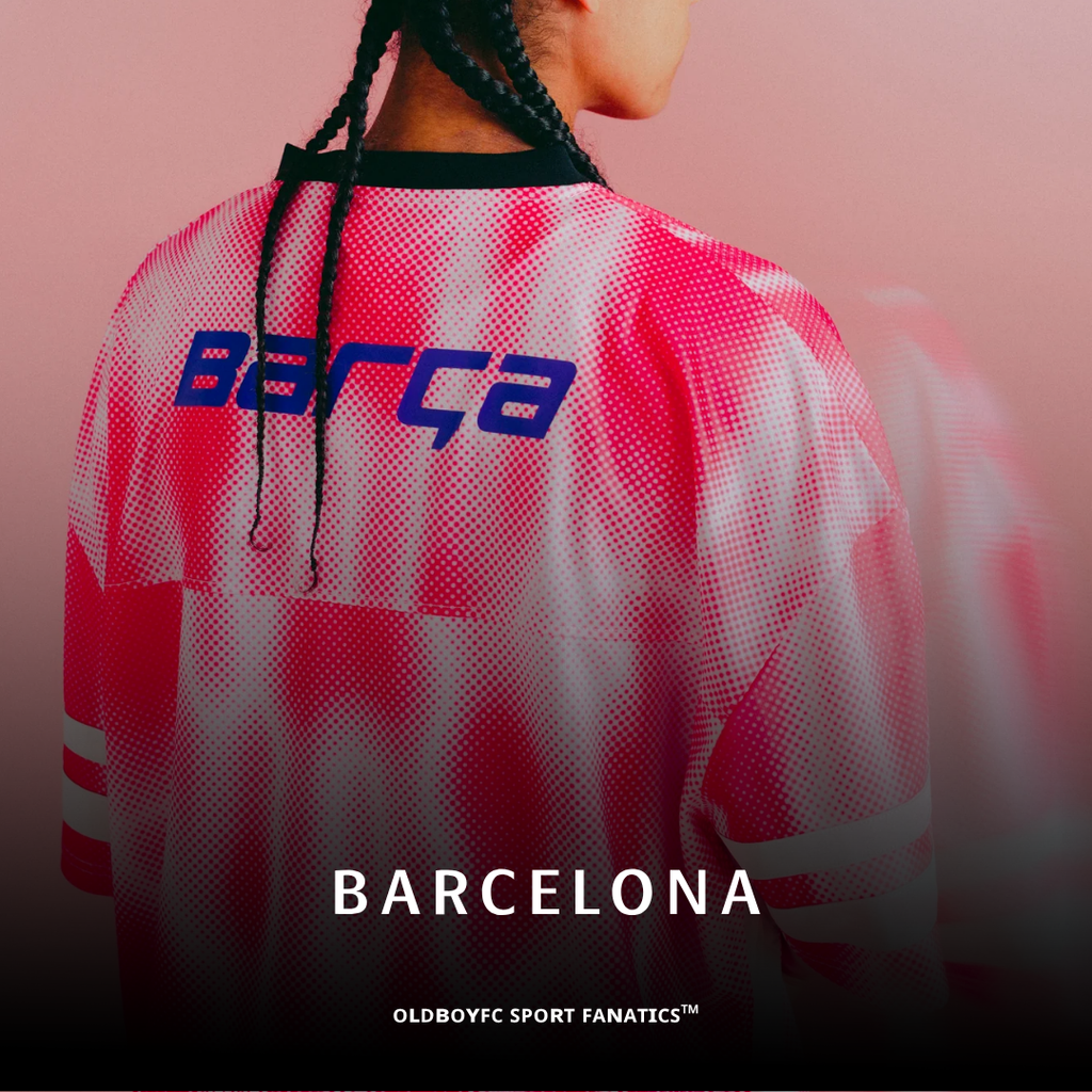 【巴薩】T-shirt pink Festival Barça - Oversize