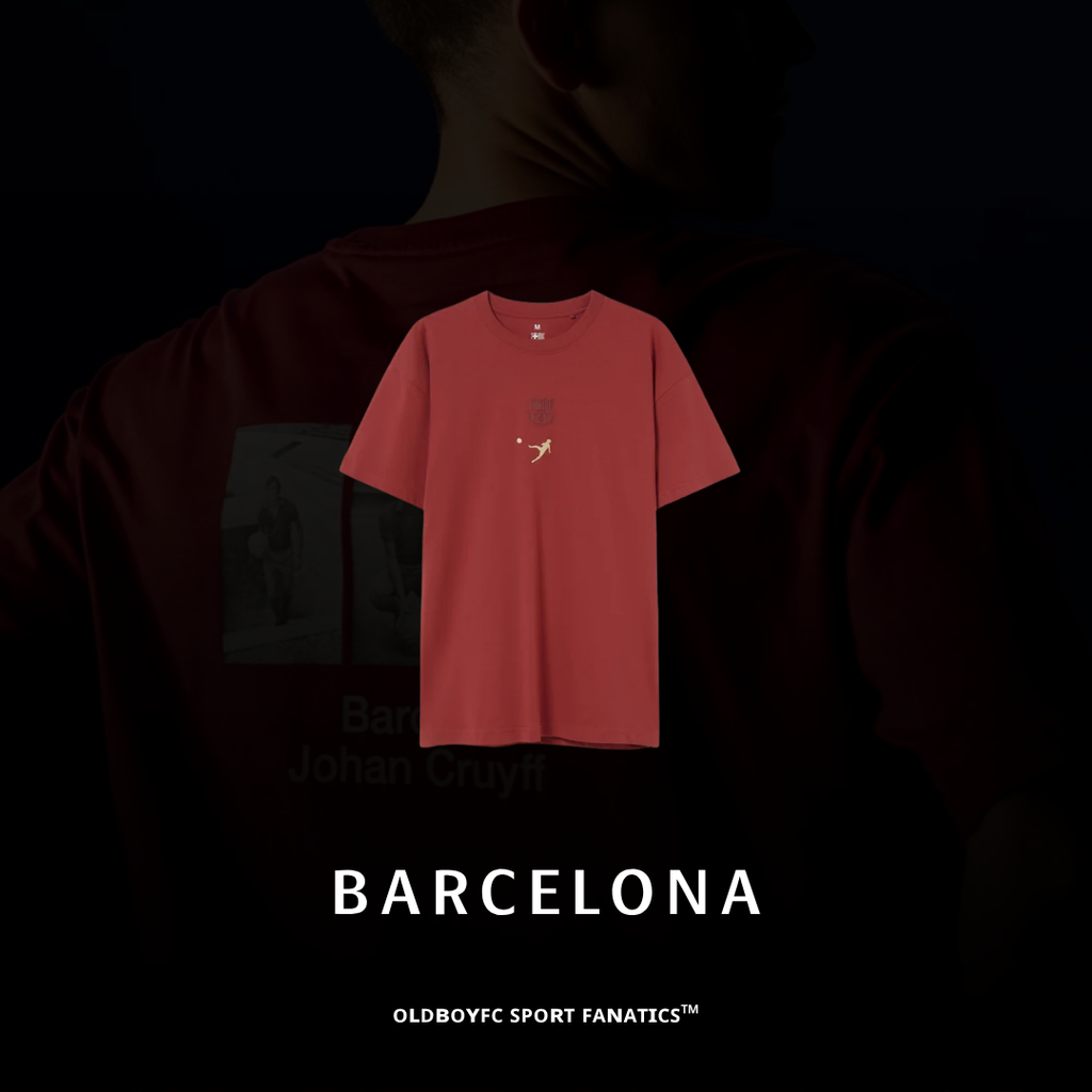 【巴薩】T-shirt Red Cruyff Barça