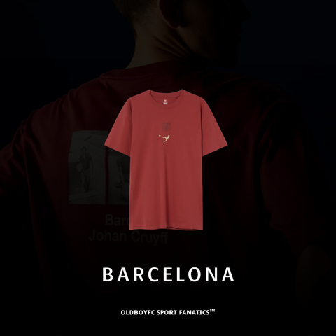 【巴薩】T-shirt Red Cruyff Barça