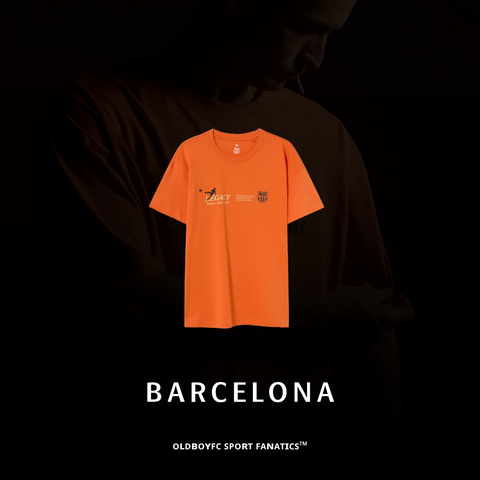 【巴薩】T-shirt Orange Cruyff Barça