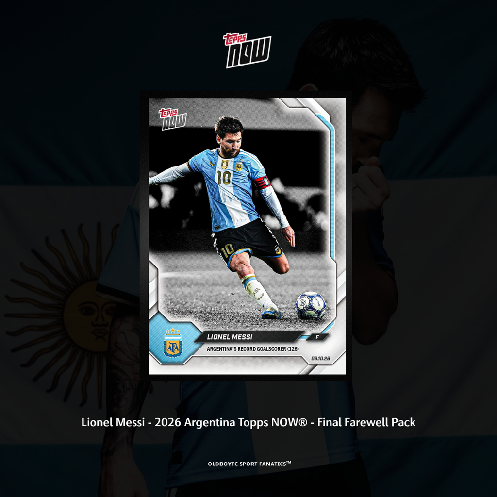 【Topps Now】Lionel Messi 阿根廷退役告別卡包（加贈卡磚）