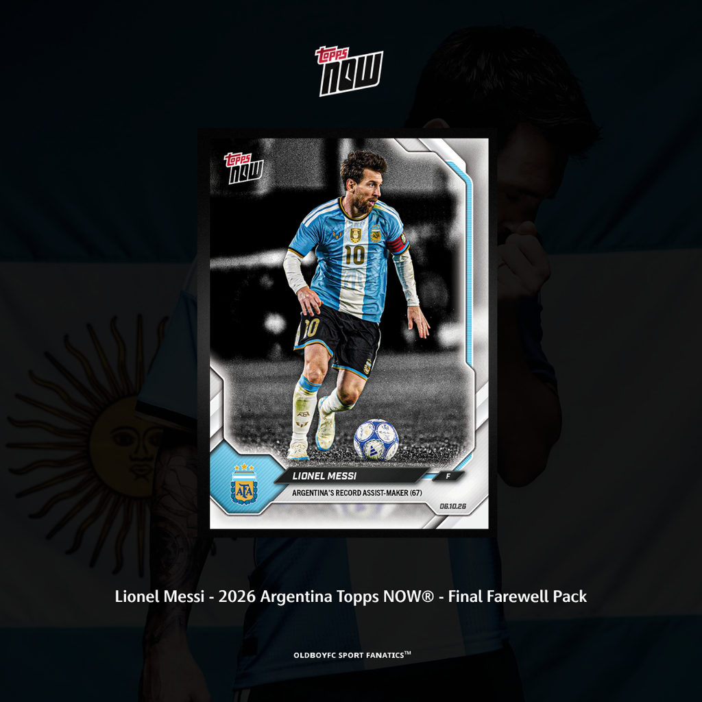 【Topps Now】Lionel Messi 阿根廷退役告別卡包（加贈卡磚）