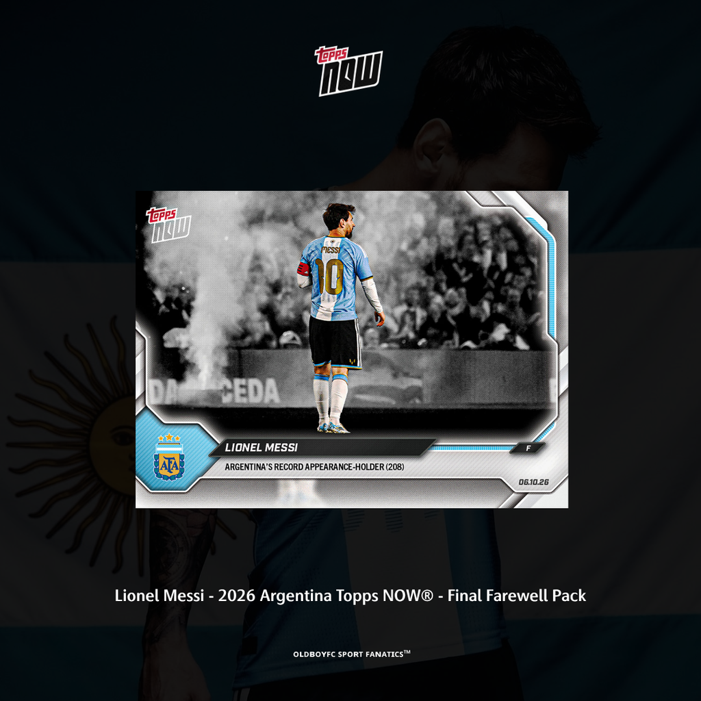 【Topps Now】Lionel Messi 阿根廷退役告別卡包（加贈卡磚）