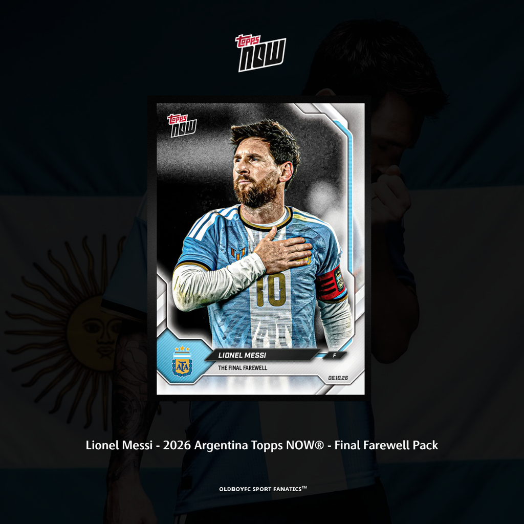 【Topps Now】Lionel Messi 阿根廷退役告別卡包（加贈卡磚）