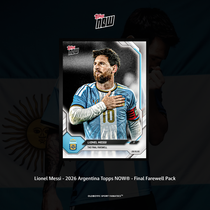【Topps Now】Lionel Messi 阿根廷退役告別卡包（加贈卡磚）
