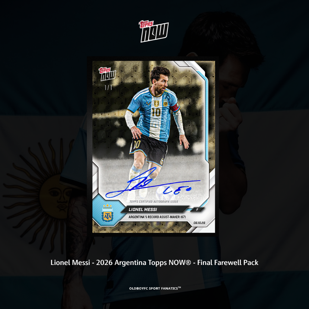 【Topps Now】Lionel Messi 阿根廷退役告別卡包（加贈卡磚）