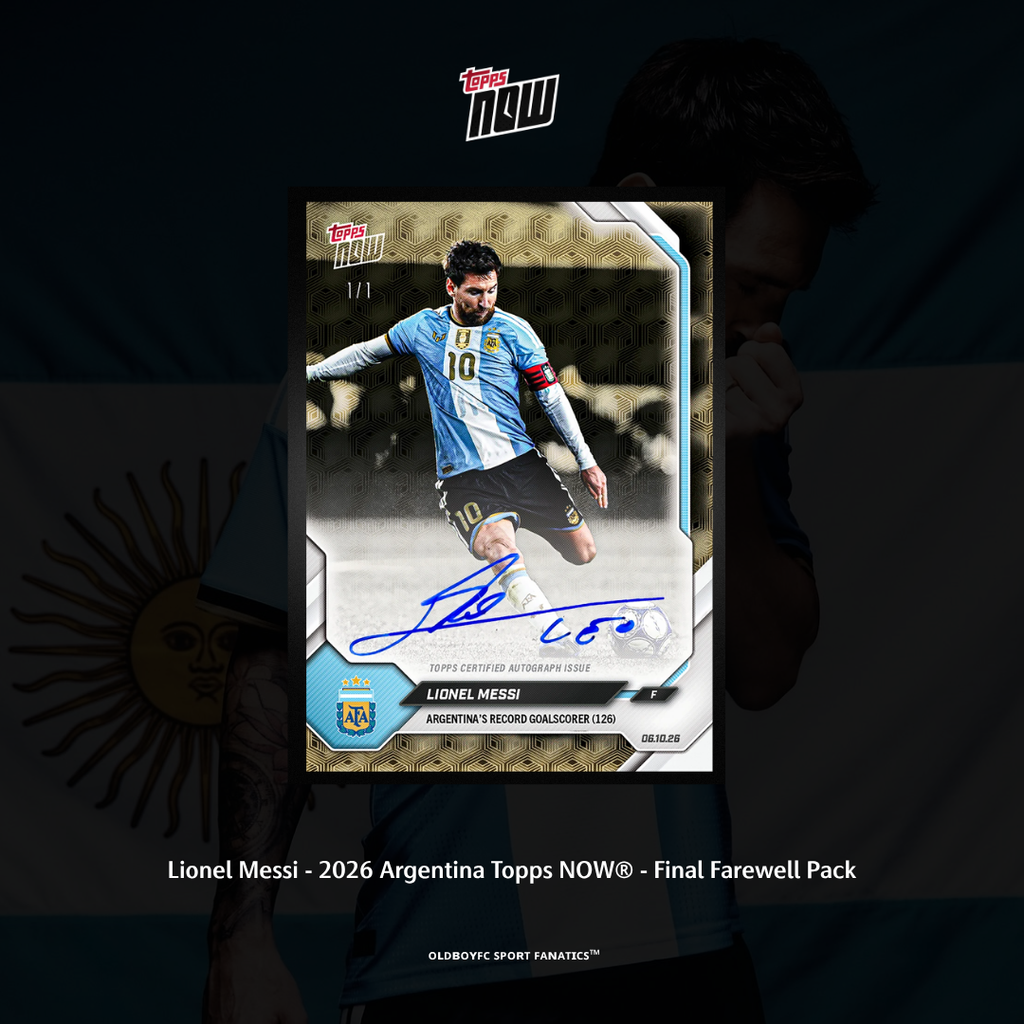 【Topps Now】Lionel Messi 阿根廷退役告別卡包（加贈卡磚）