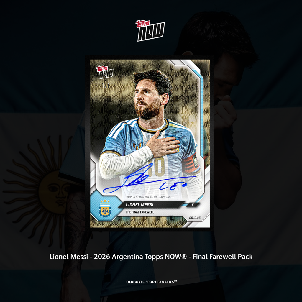 【Topps Now】Lionel Messi 阿根廷退役告別卡包（加贈卡磚）
