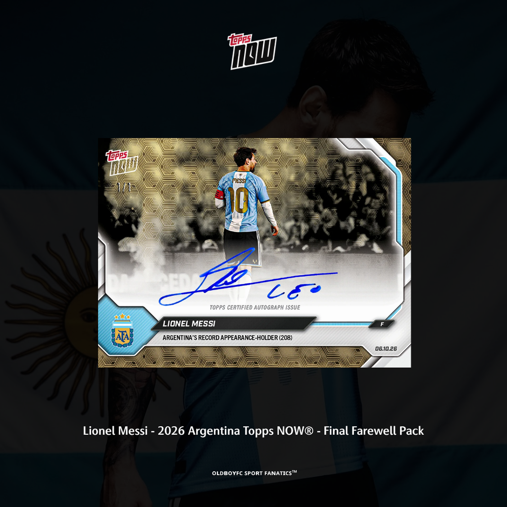 【Topps Now】Lionel Messi 阿根廷退役告別卡包（加贈卡磚）