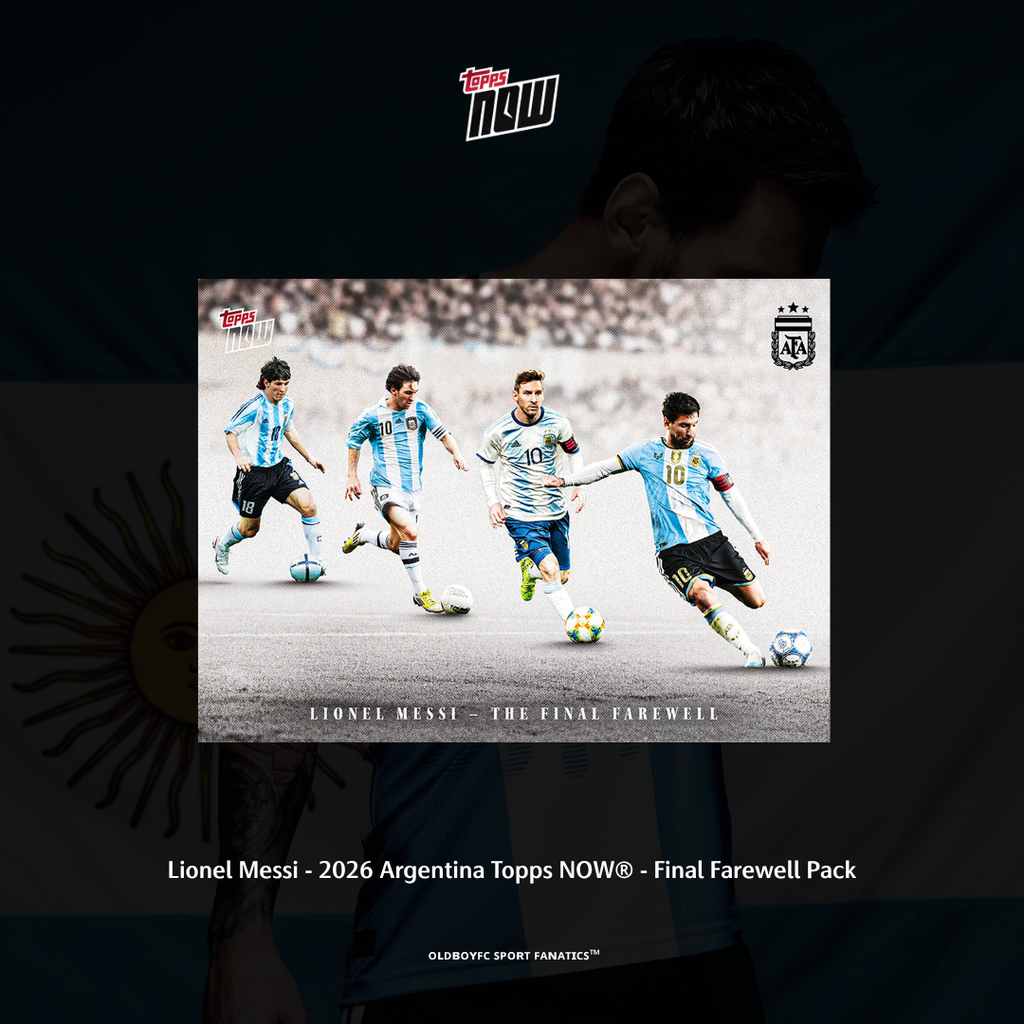 【Topps Now】Lionel Messi 阿根廷退役告別卡包（加贈卡磚）
