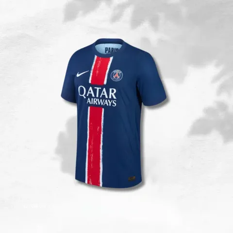 巴黎聖日耳曼 24/25 主場球衣（球迷版）14 號 Doue 正面示意圖