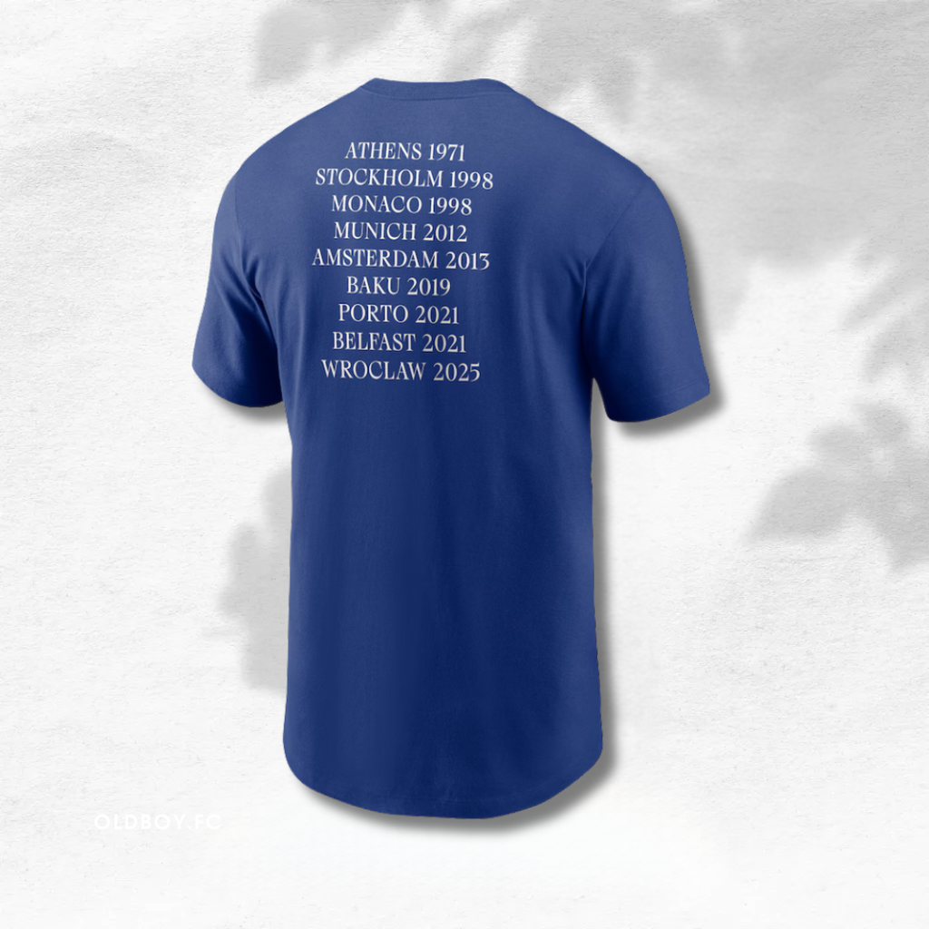 切爾西 Nike We've Won It All Again T 恤 背面圖