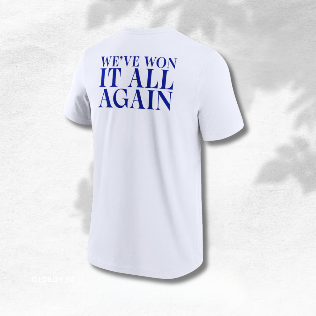 切爾西 We've Won It All Again T 恤 白色 背面圖