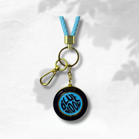 曼城 隊徽鑰匙圈 背面圖