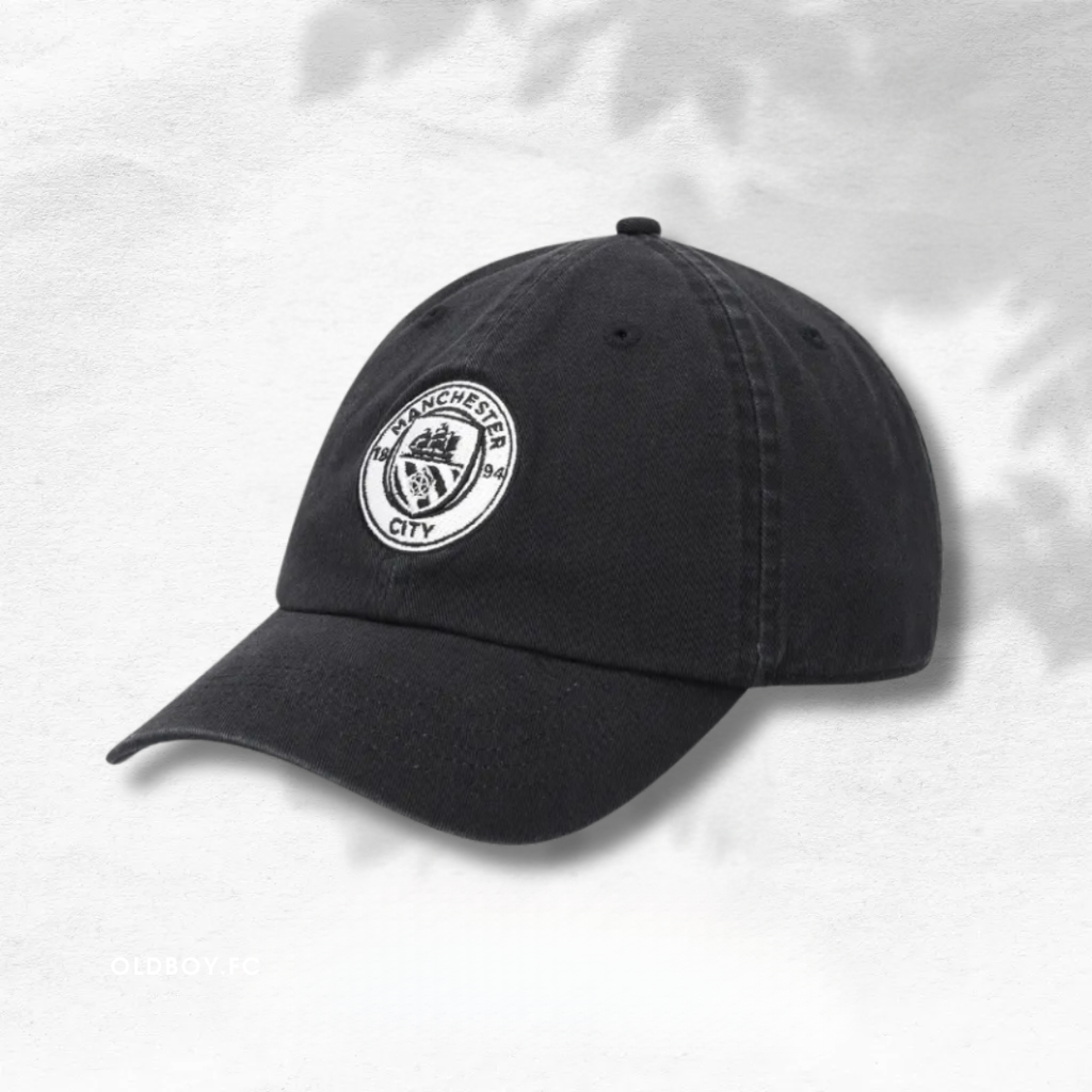 曼城 老帽 墨水風 正面圖