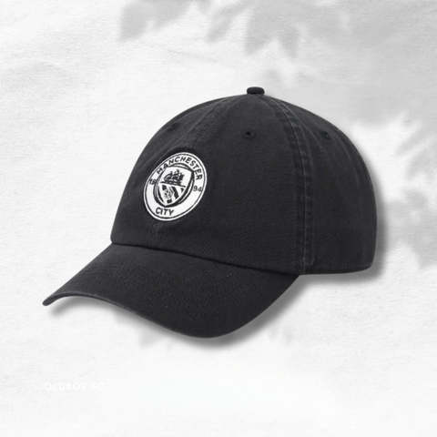 曼城 老帽 墨水風 正面圖