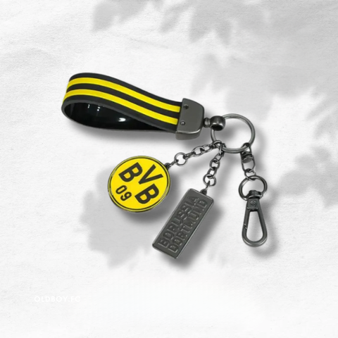 多特蒙德 金屬隊徽鑰匙扣 正面圖