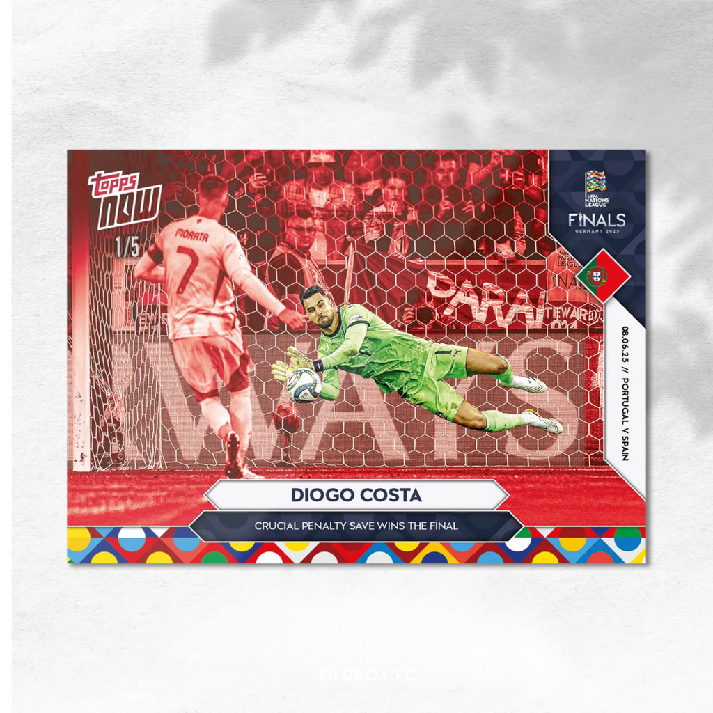 Topps Now Diogo Costa 2025 歐國聯 球星卡 1/5