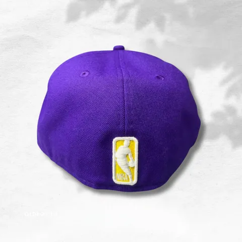 湖人 New Era 59FIFTY 合身帽 7 1/4 背面圖