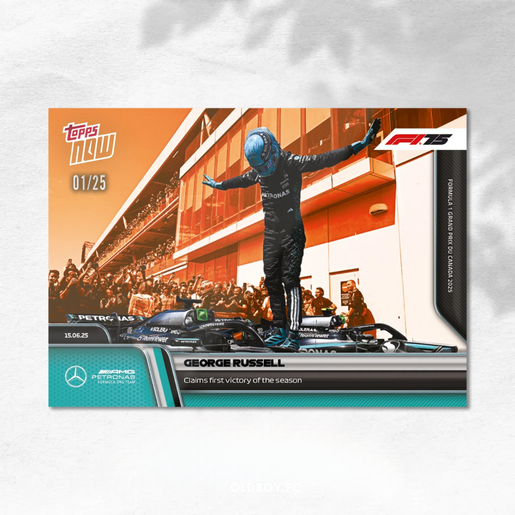 Topps Now George Russell 2025 F1 球星卡 1/25
