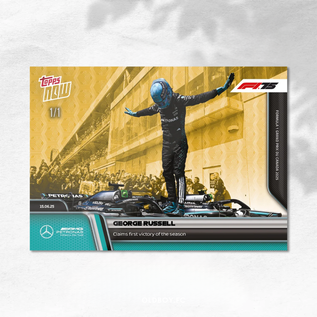 Topps Now George Russell 2025 F1 球星卡 1/1