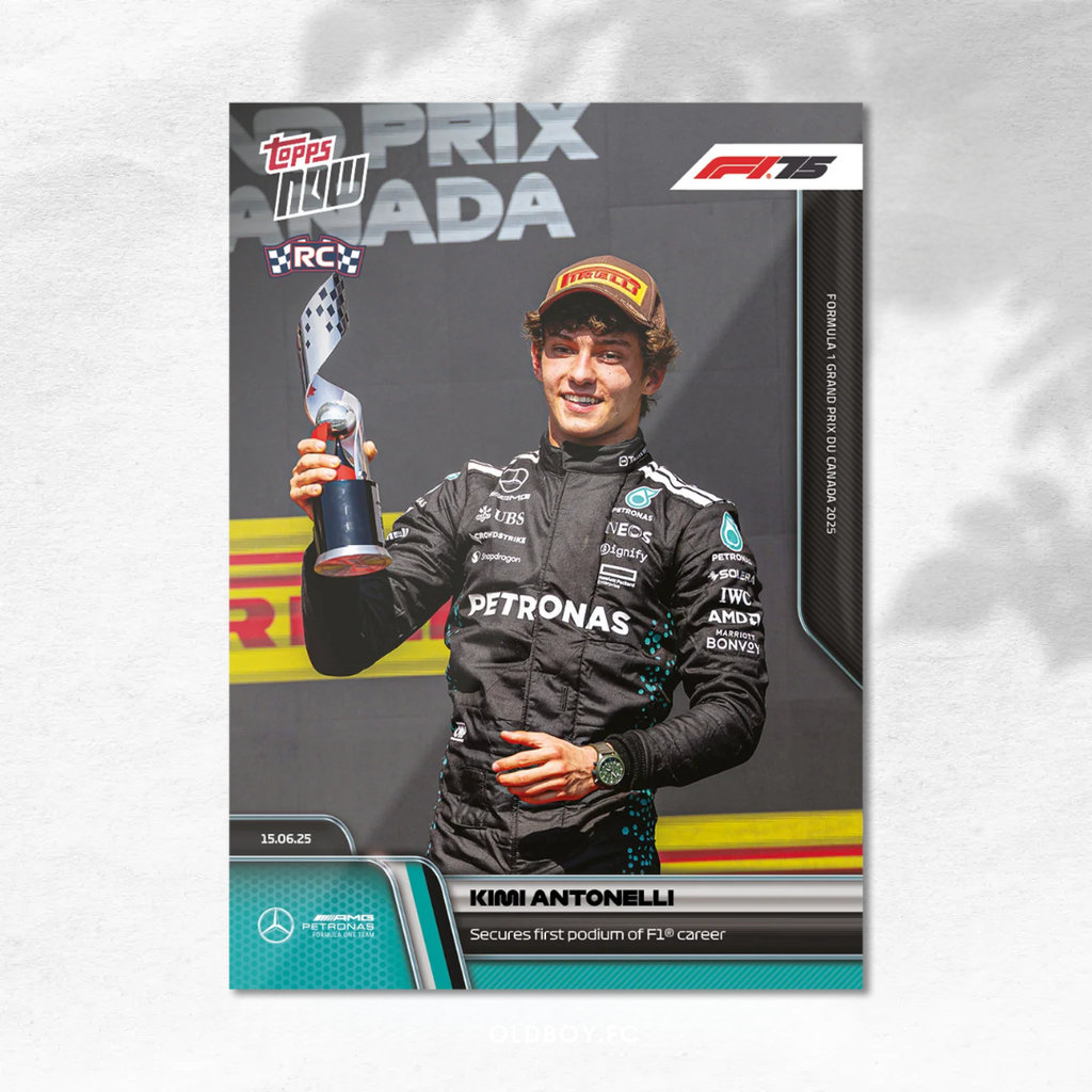 Topps Now Kimi Antonelli 2025 F1 球星卡 正面圖