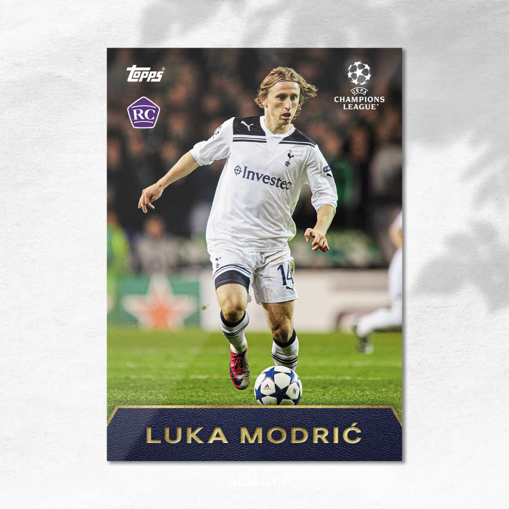 Topps Lost Rookies Luka Modrić 球星卡 正面圖