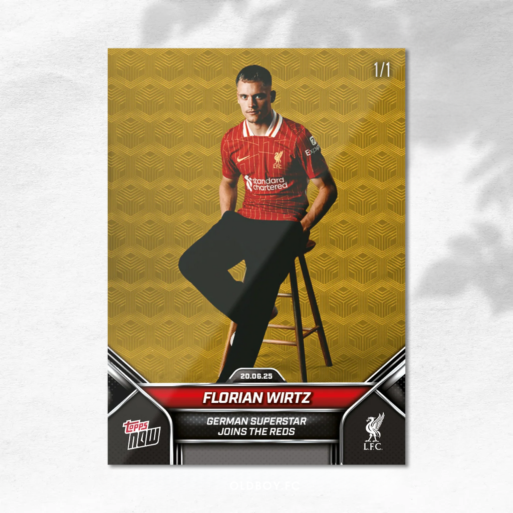 Topps Now Florian Wirtz 2024 利物浦 球星卡 1/1