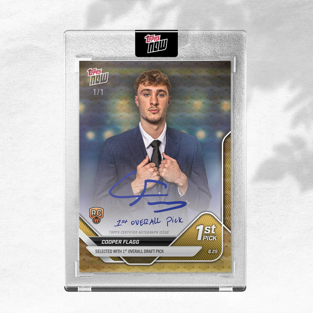 Topps Now Cooper Flagg 2025 NBA 選秀 球星卡 簽名版圖