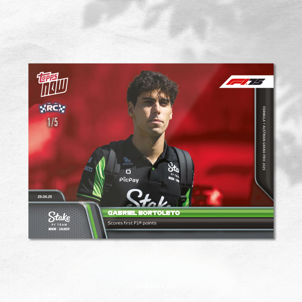 Topps Now Gabriel Bortoleto 2025 F1 奧地利大獎賽 球星卡 1/5圖