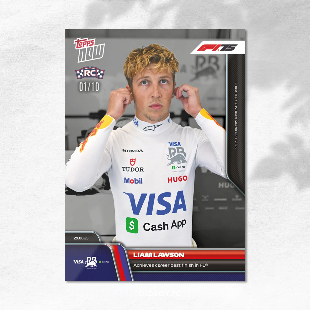 Topps Now Liam Lawson 2025 F1 奧地利大獎賽 球星卡 1/10圖