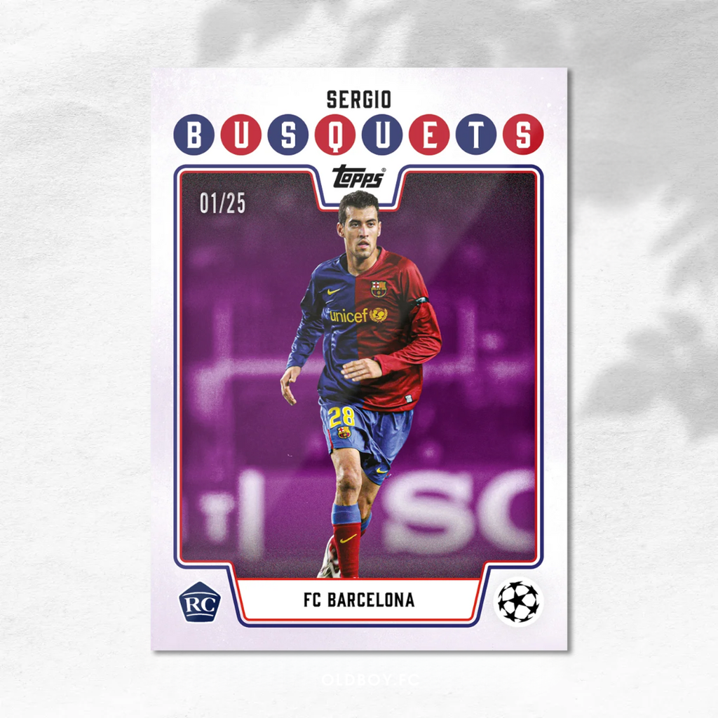 Topps Lost Rookies Sergio Busquets 巴塞隆納 球星卡 1/25圖