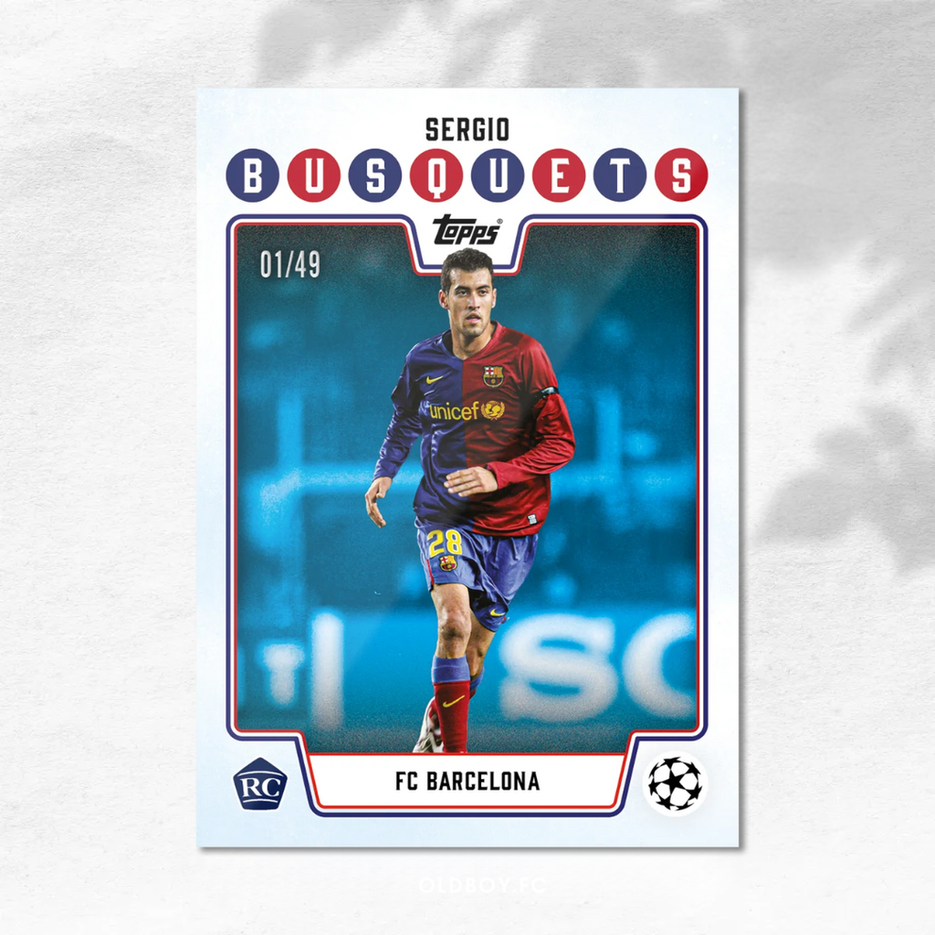 Topps Lost Rookies Sergio Busquets 巴塞隆納 球星卡 1/49圖