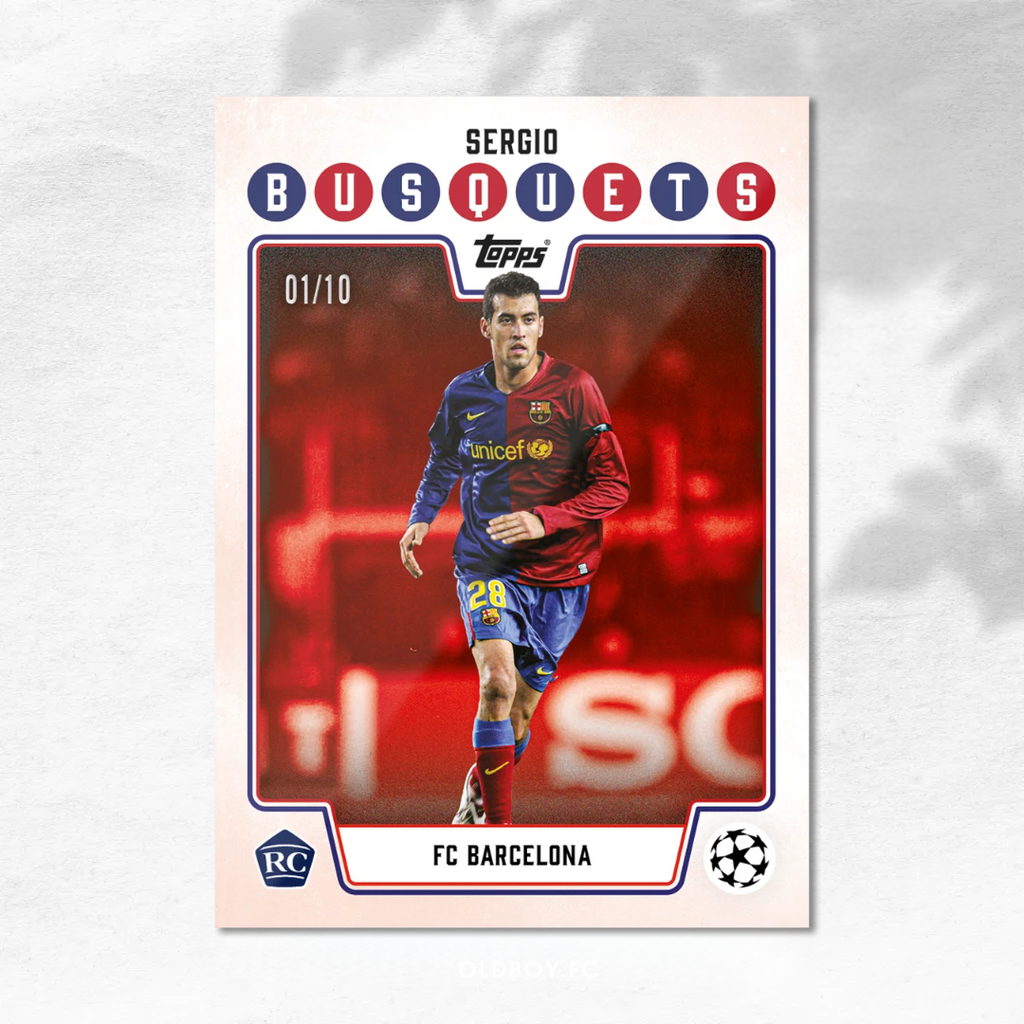 Topps Lost Rookies Sergio Busquets 巴塞隆納 球星卡 1/10圖