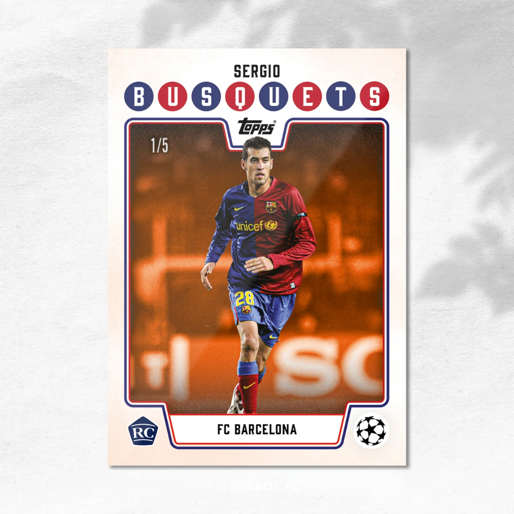 Topps Lost Rookies Sergio Busquets 巴塞隆納 球星卡 1/5圖