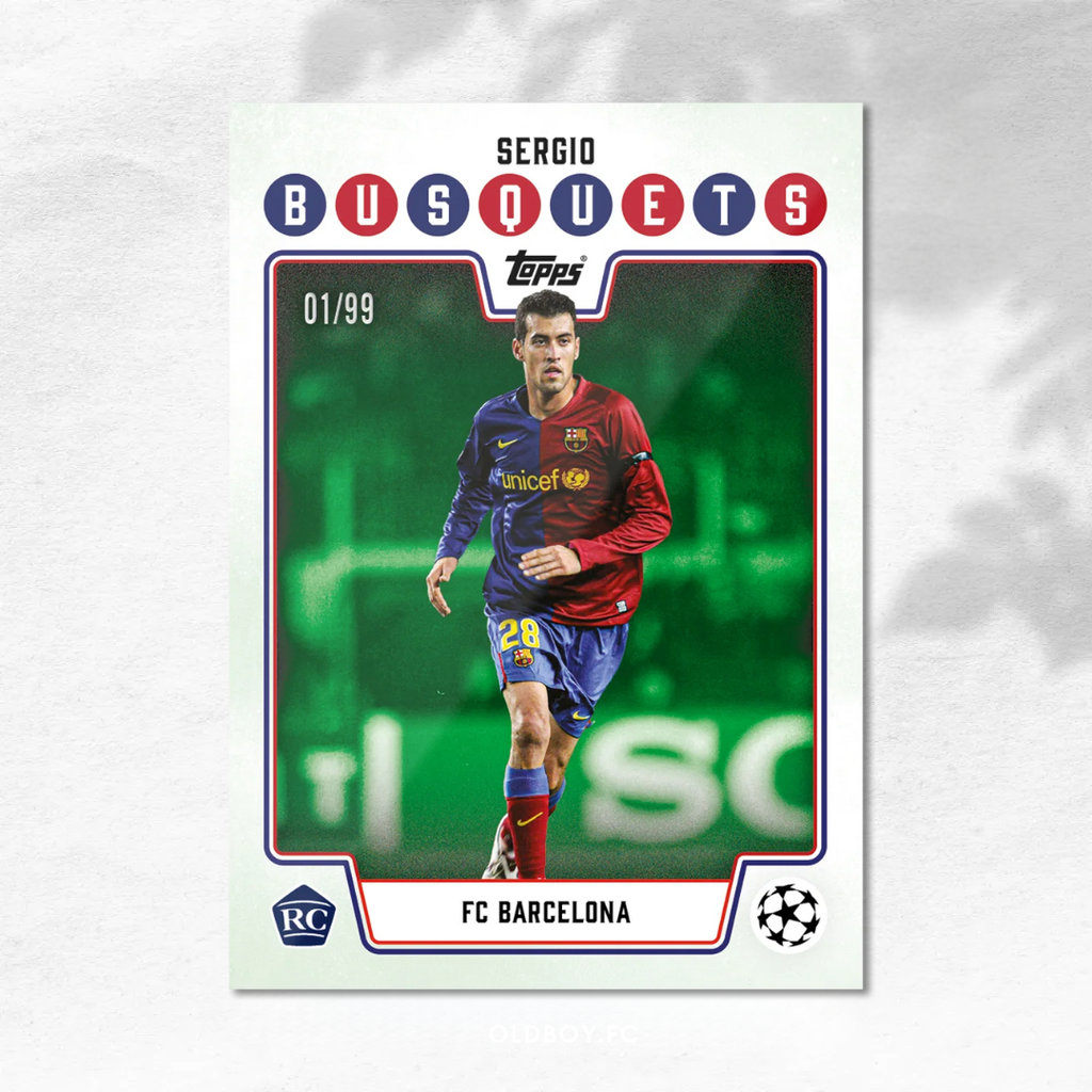 Topps Lost Rookies Sergio Busquets 巴塞隆納 球星卡 1/99圖