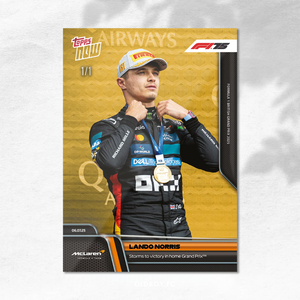 Topps Now Lando Norris 2025 英國大獎賽 球星卡 1/1