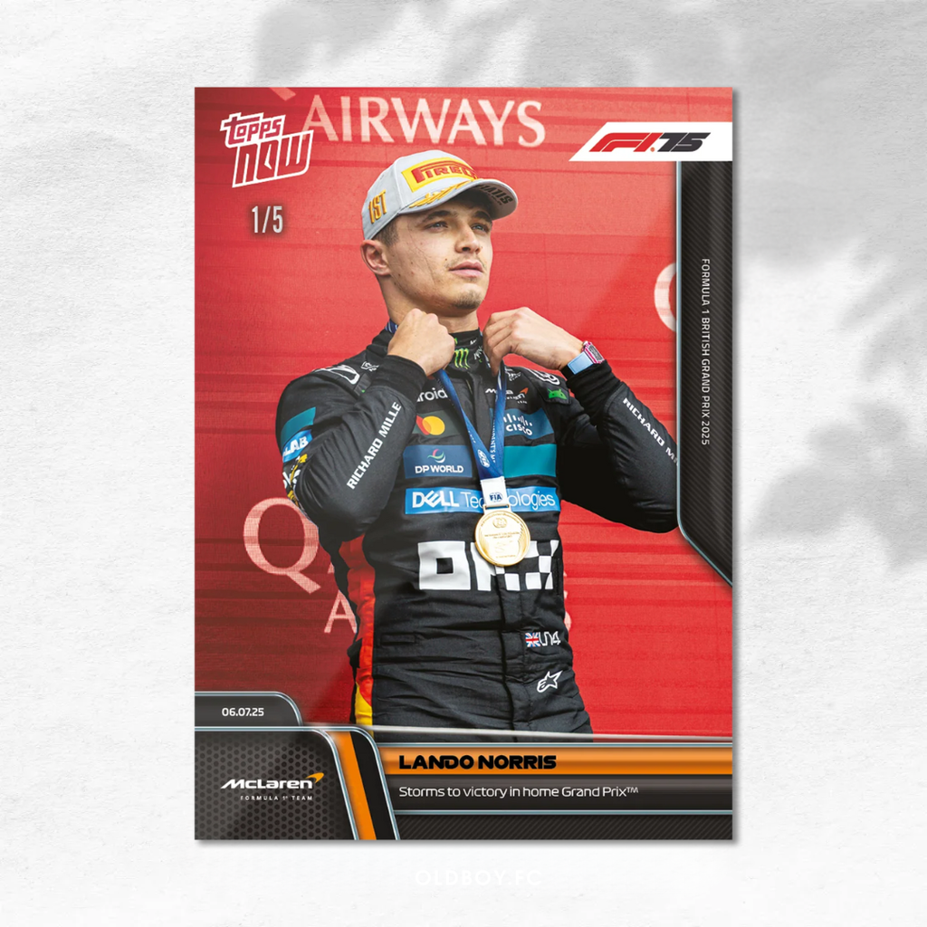 Topps Now Lando Norris 2025 英國大獎賽 球星卡 1/5