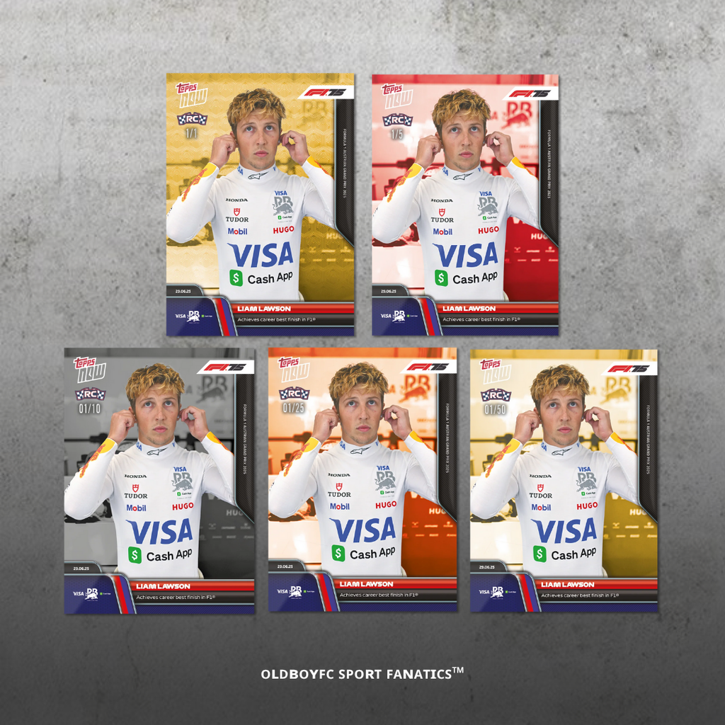 Topps Now Liam Lawson 2025 F1 奧地利大獎賽 球星卡 編號平行卡