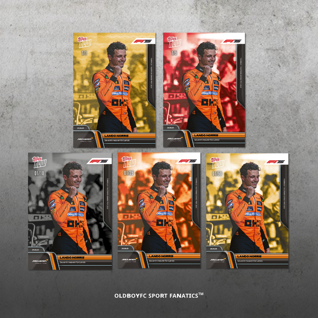 Topps Now Lando Norris 2025 F1 奧地利大獎賽 球星卡 編號平行卡