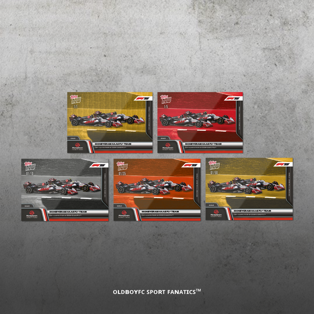 Topps Now Haas F1 車隊 2025 F1 球星卡 編號平行卡