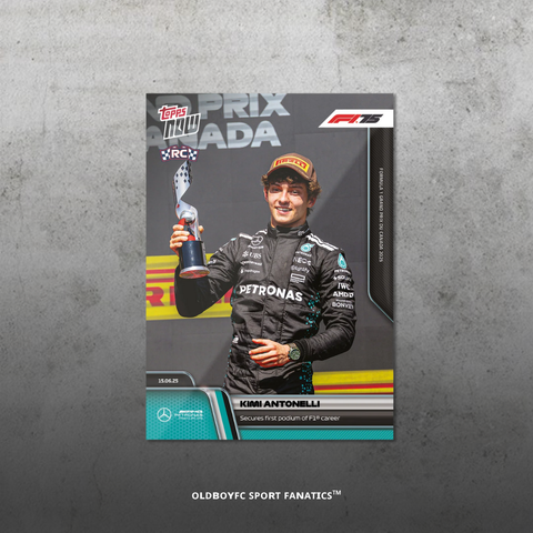Topps Now Kimi Antonelli 2025 F1 球星卡 正面圖