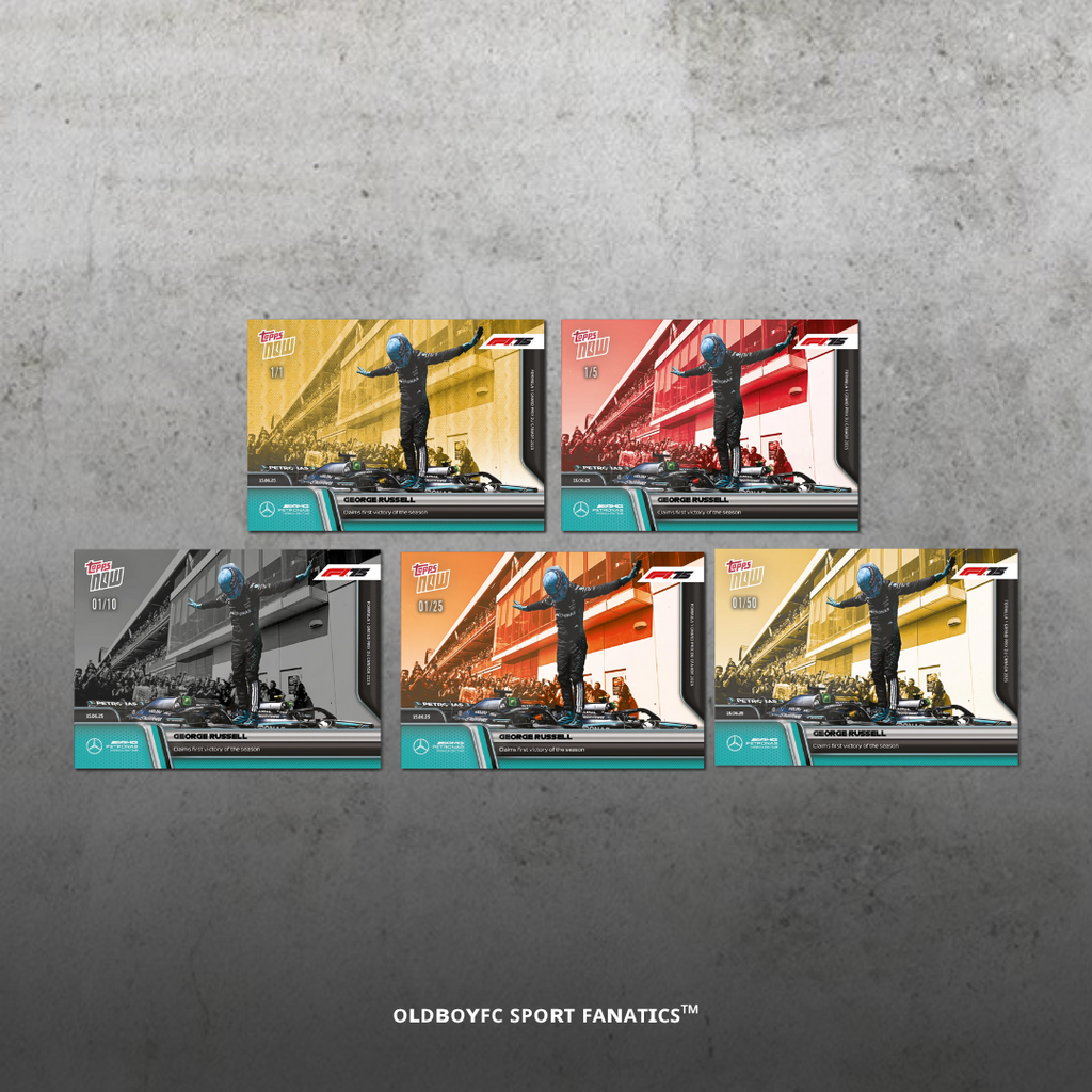 Topps Now George Russell 2025 F1 球星卡 編號平行卡