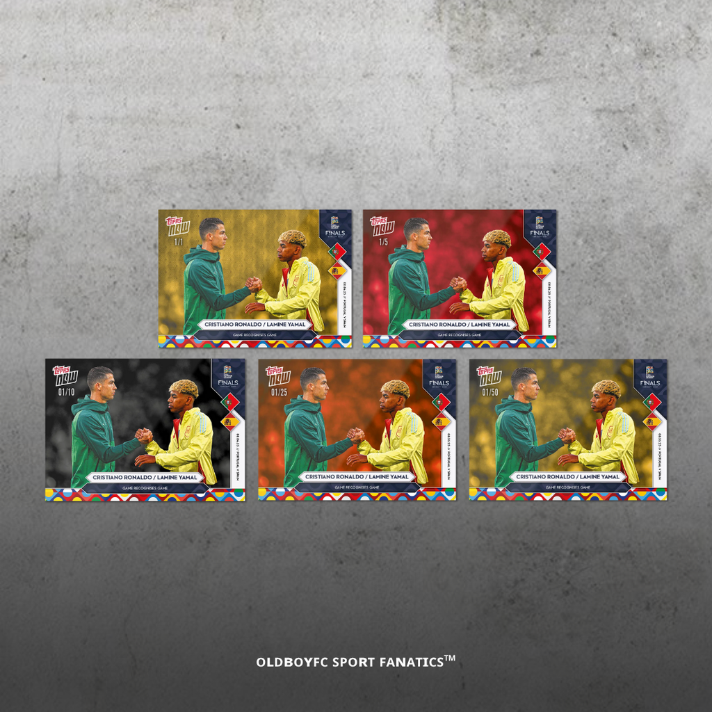 Topps Now C羅 / Yamal 2025 歐國聯 球星卡 編號平行卡