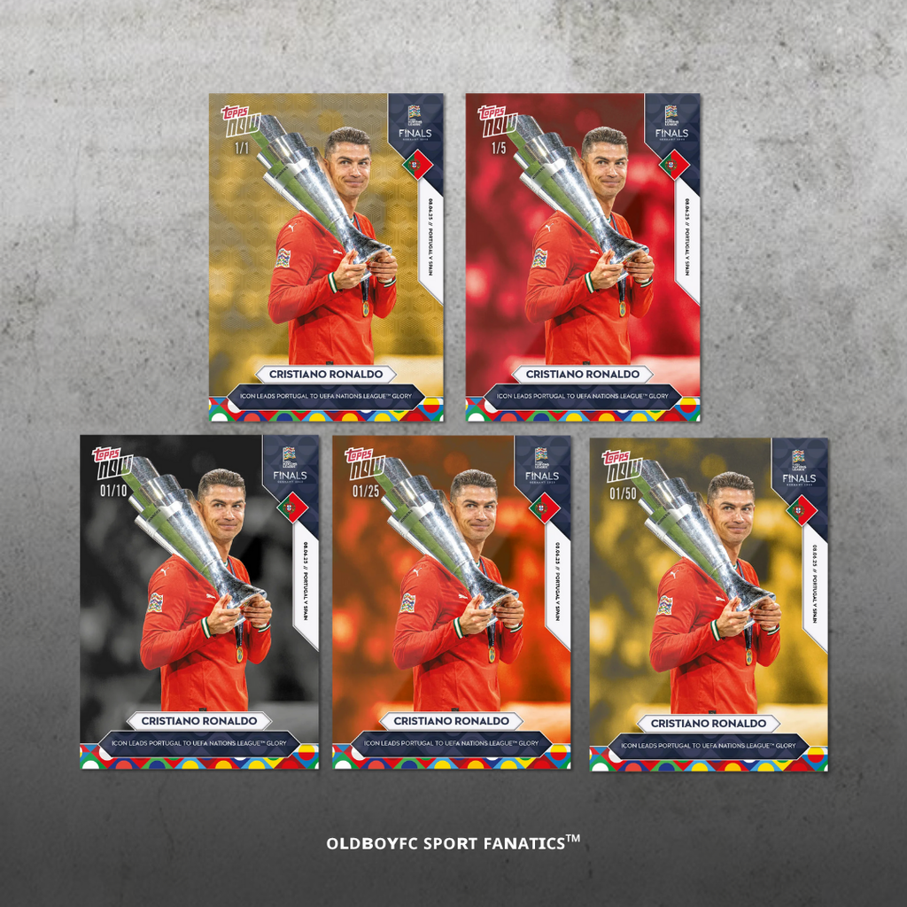 Topps Now C羅 2025 歐國聯 球星卡 編號平行卡