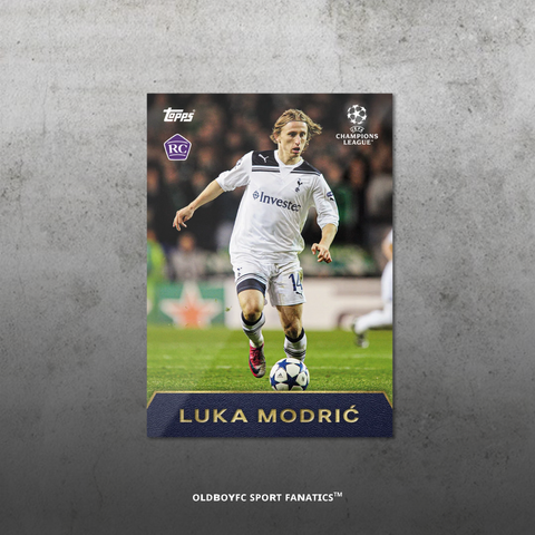 Topps Lost Rookies Luka Modrić 球星卡 正面圖