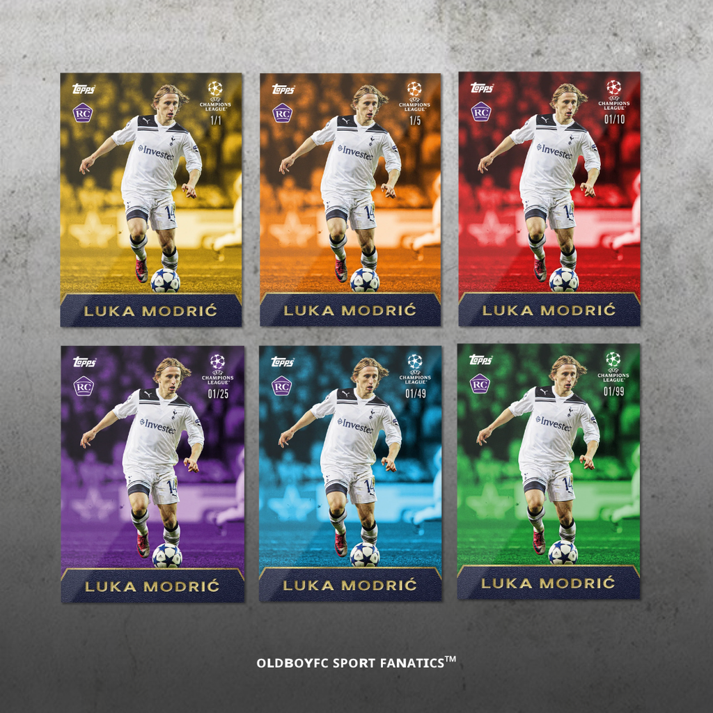 Topps Lost Rookies Luka Modrić 球星卡 編號平行卡