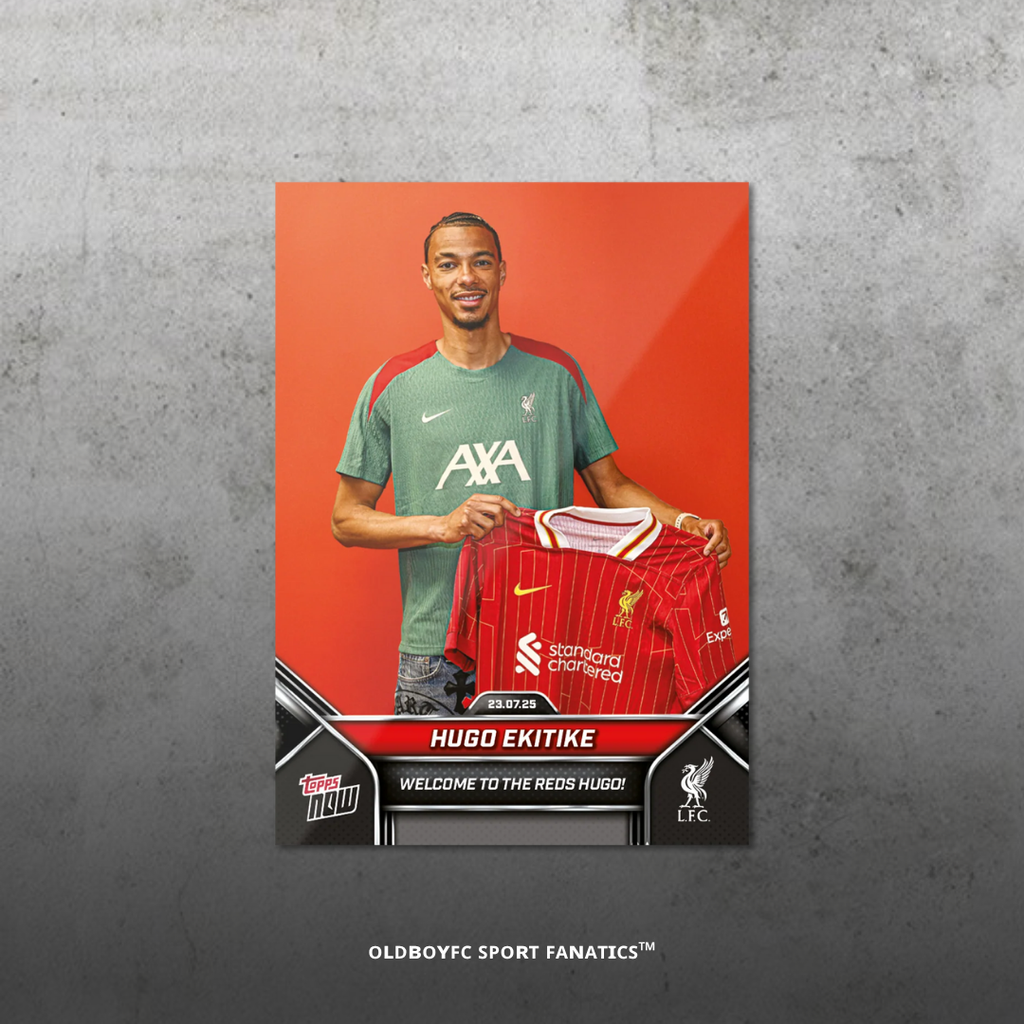 Topps Now Hugo Ekitike 2024-25 利物浦轉會卡 正面圖