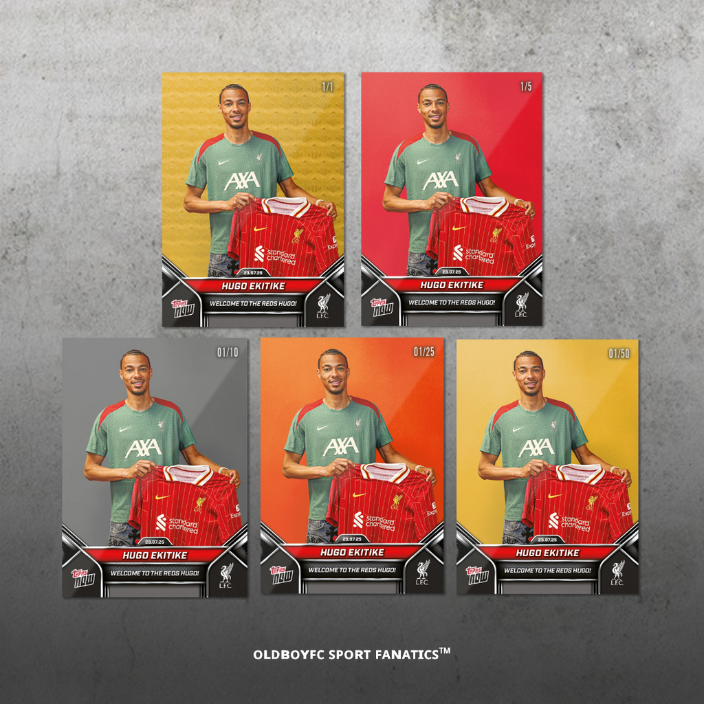 Topps Now Hugo Ekitike 2024-25 利物浦轉會卡 編號卡