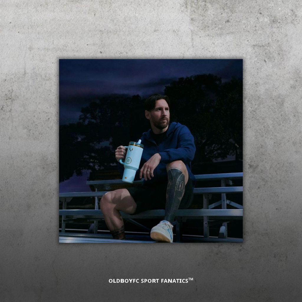 Messi x Stanley Quencher ProTour 隨手杯 Striker 藍 實拿圖